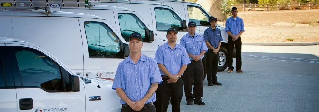 KIC Refrigeration crew ready for Mini Split Repair jobs across Menlo Park